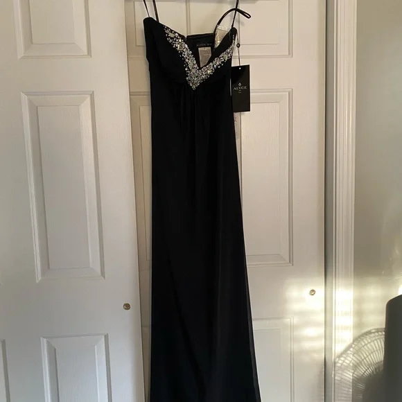alyce black prom dresses Formal Dress: 61770. Long, Strapless, Medium Fullnes